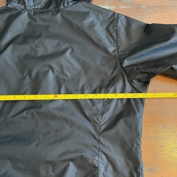 Columbia Windbreaker Jacket Hoodie Black Size Medium - Picture 8 of 9